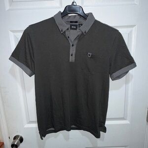 Hugo Boss Gray Polo Shirt Slim Fit in Large